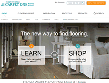 Tablet Screenshot of carpetonelex.com